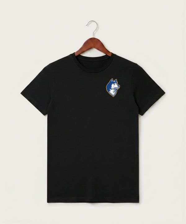 Bigfork Senior High School Football (Boys) - Black T-Shirt - Left Chest