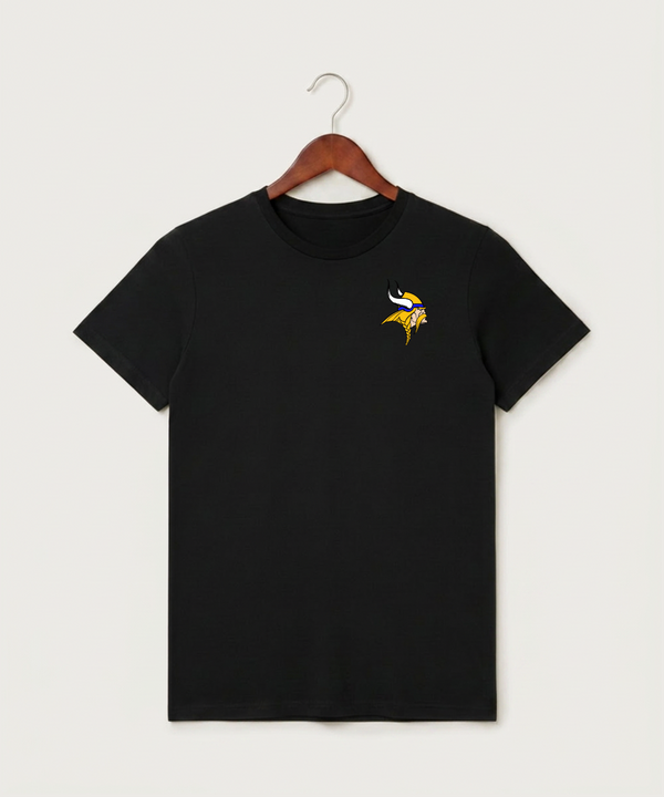 Hayfield High School Volleyball (Girls) - Black T-Shirt - Left Chest