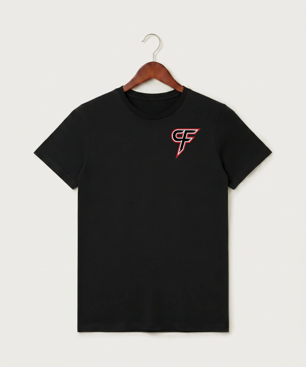 Cannon Falls High School Volleyball (Girls) - Black T-Shirt - Left Chest