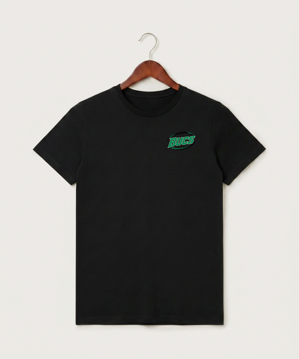 Waterville-Elysian-Morristown High School Football (Boys) - Black T-Shirt - Left Chest