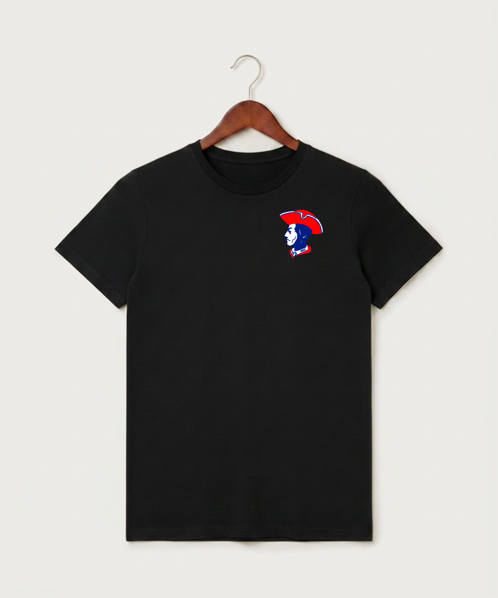 Hills-Beaver Creek High School Volleyball (Girls) - Black T-Shirt - Left Chest