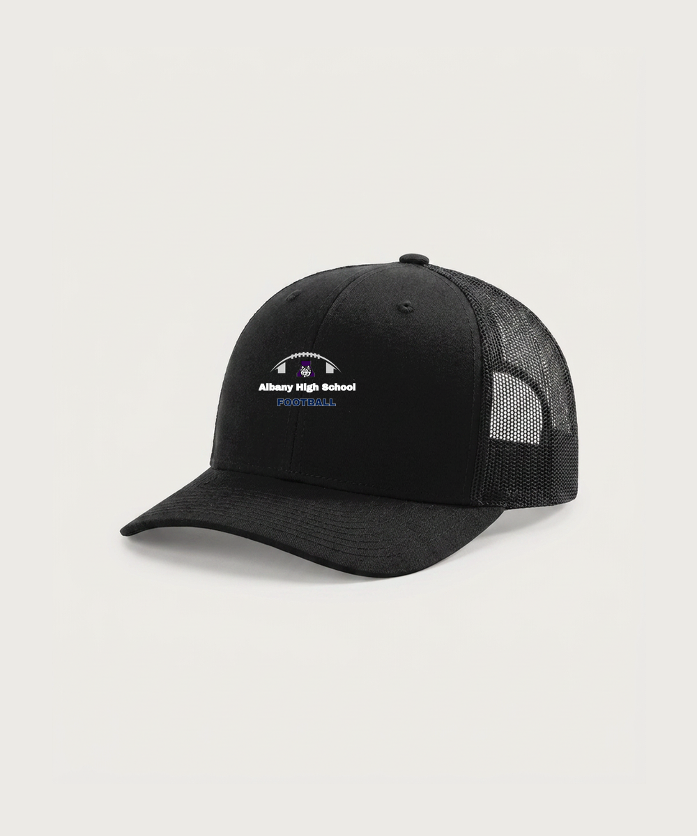 Albany High School Football (Boys) - Black Hat - Full Front