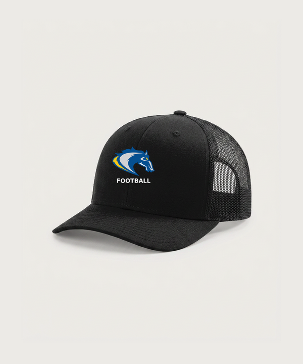 Riverside High School Football general - Black Hat - Full Front