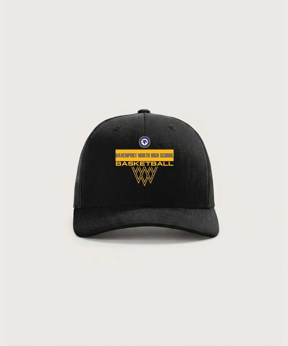 Davenport North High School Basketball Team Store - Black Hat