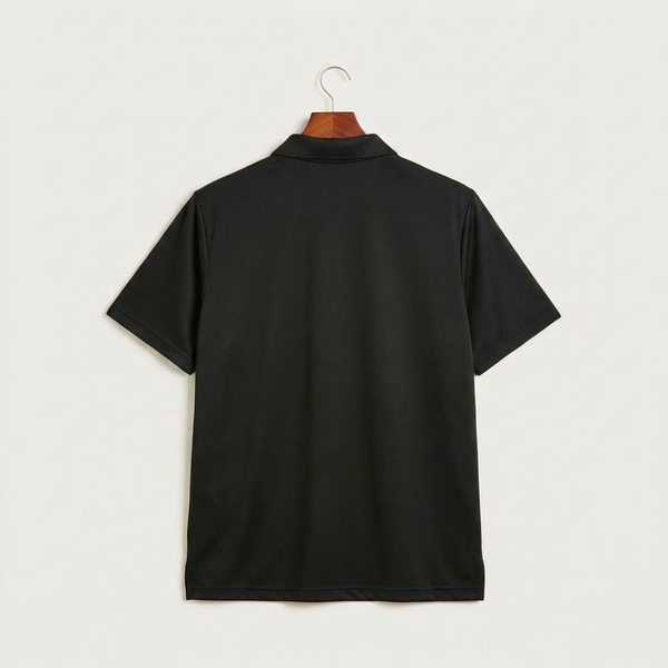 Albany High School Athletics - Black Polo - Left Chest (back)