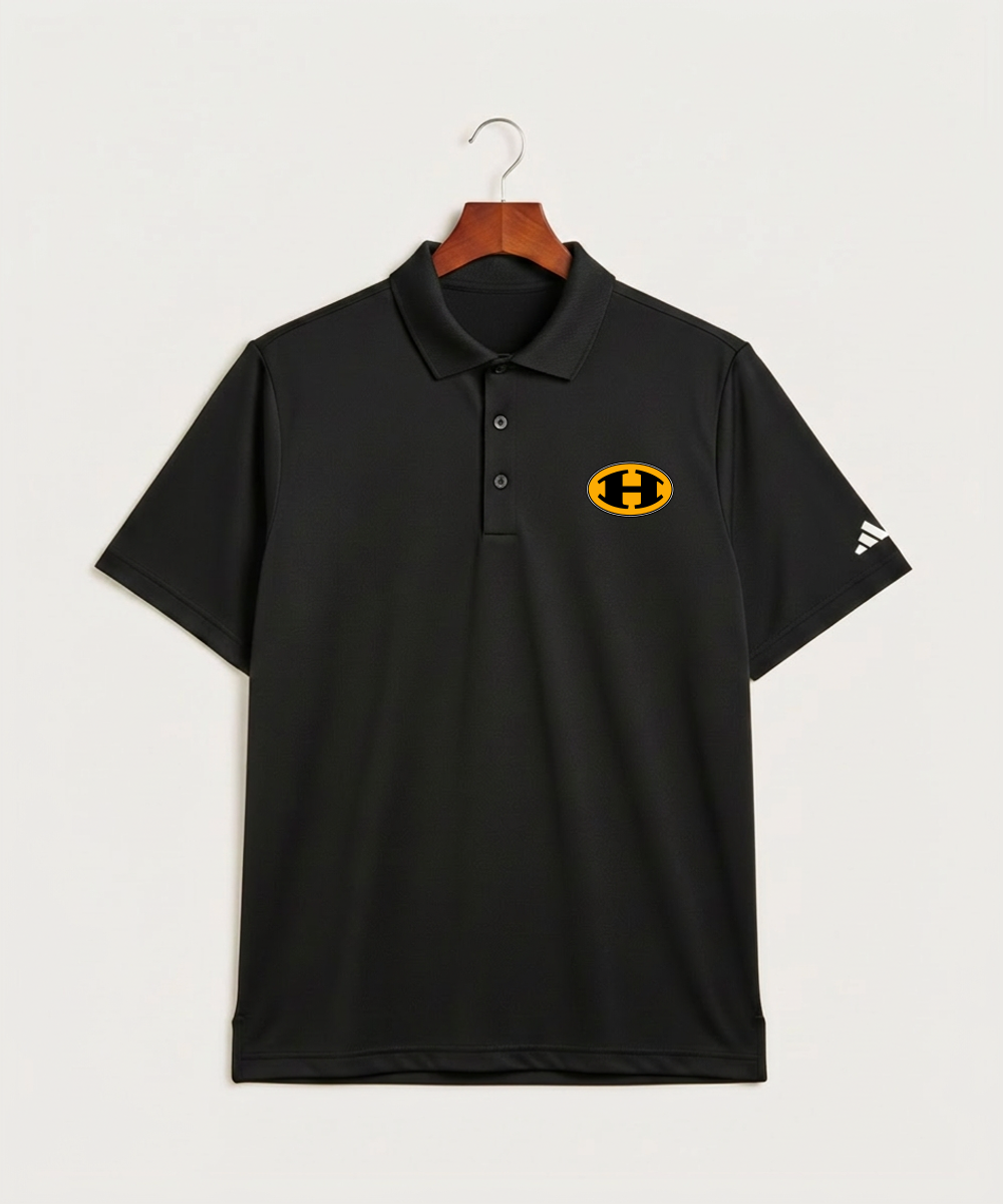 Hutchinson High School Football (Boys) - Black Polo - Left Chest