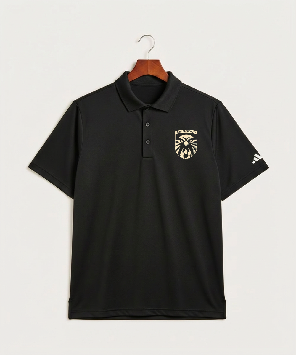 Abingdon High School Football (Boys) - Black Polo - Left Chest