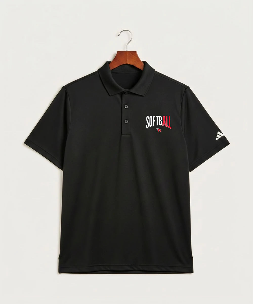 Forreston Softball - Black Polo - Left Chest