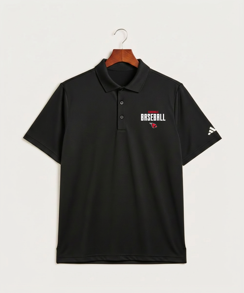 Forreston Baseball - Black Polo - Left Chest