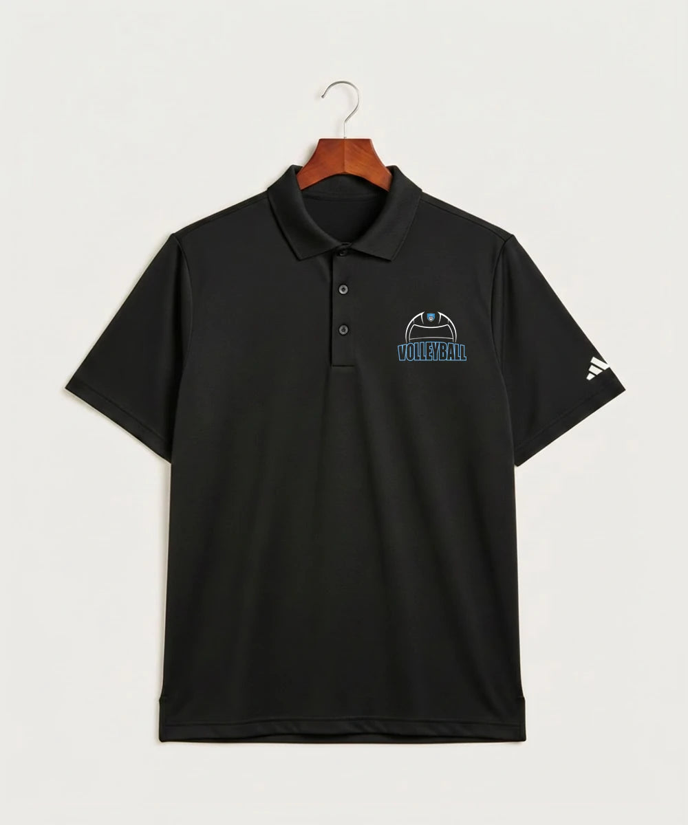 Janesville Waldorf Pemberton Volleyball (Girls) - Black Polo - Left Chest
