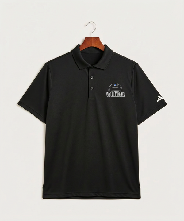 Owatonna High School Volleyball (Girls) - Black Polo - Left Chest