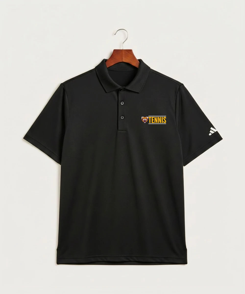 Stewartville High School Tennis (Coed) - Black Polo - Left Chest