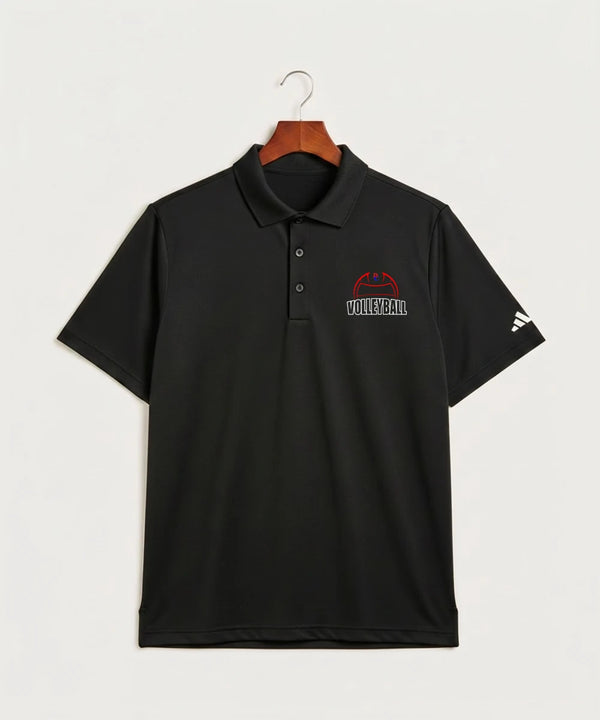 Davenport Central High School Volleyball (Girls) - Black Polo - Left Chest