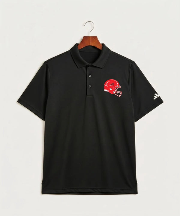 Fulton High School Football (Boys) - Black Polo - Left Chest