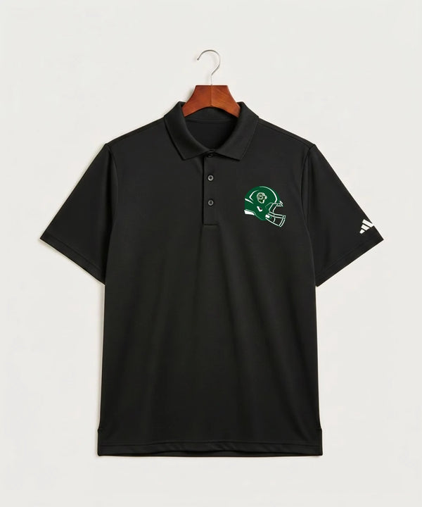 Roseau High School Football (Boys) - Black Polo - Left Chest