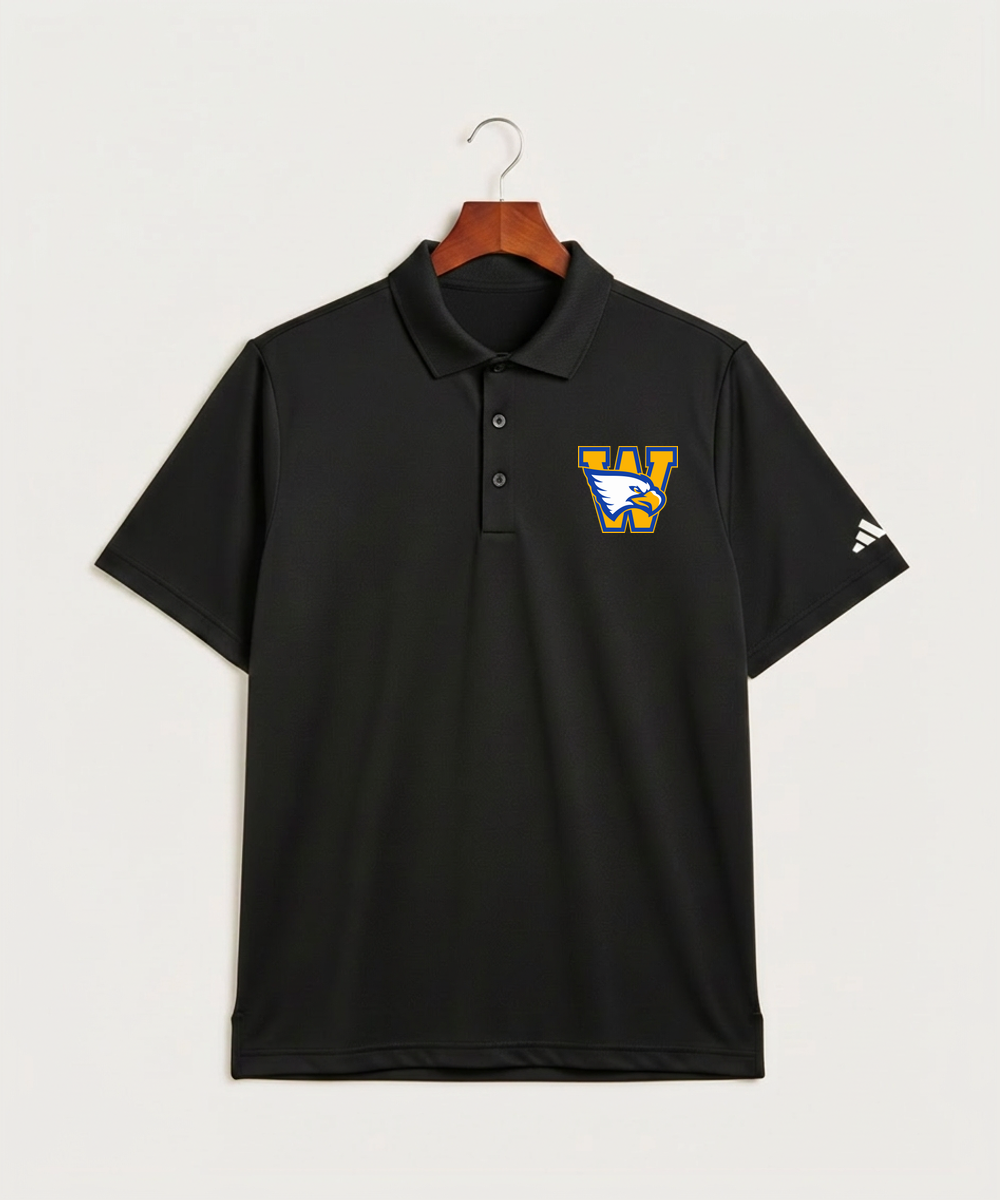 Windom Area High School Volleyball (Girls) - Black Polo - Left Chest