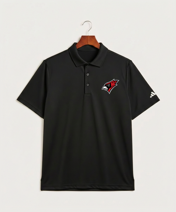 Willmar High School Athletics - Black Polo - Left Chest