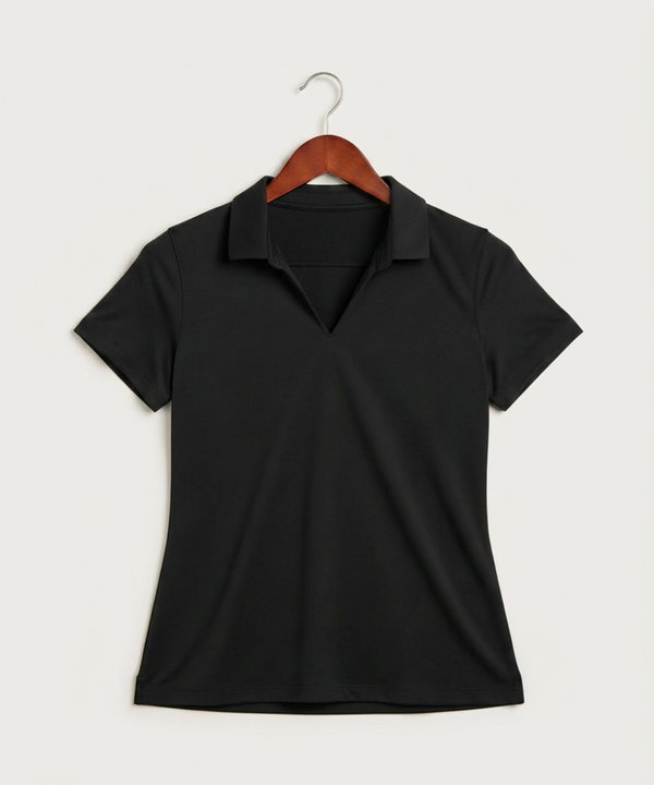 Duluth East High School Cheer (Coed) - Black Polo - Left Chest