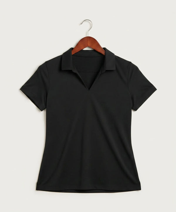 Duluth East High School Cheer (Coed) - Black Polo - Left Chest