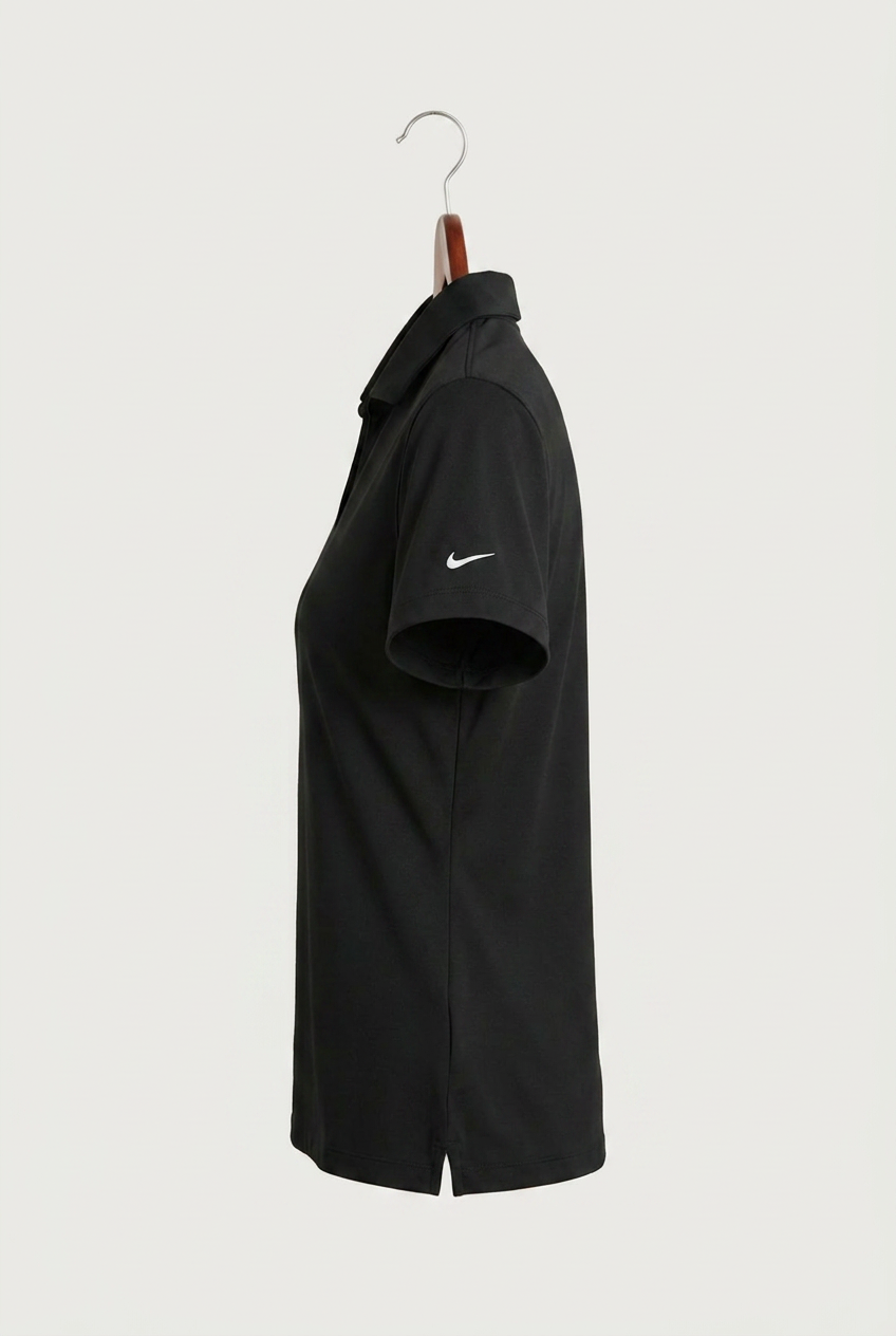 Forreston Track and Field - Black Polo - Left Chest (side)