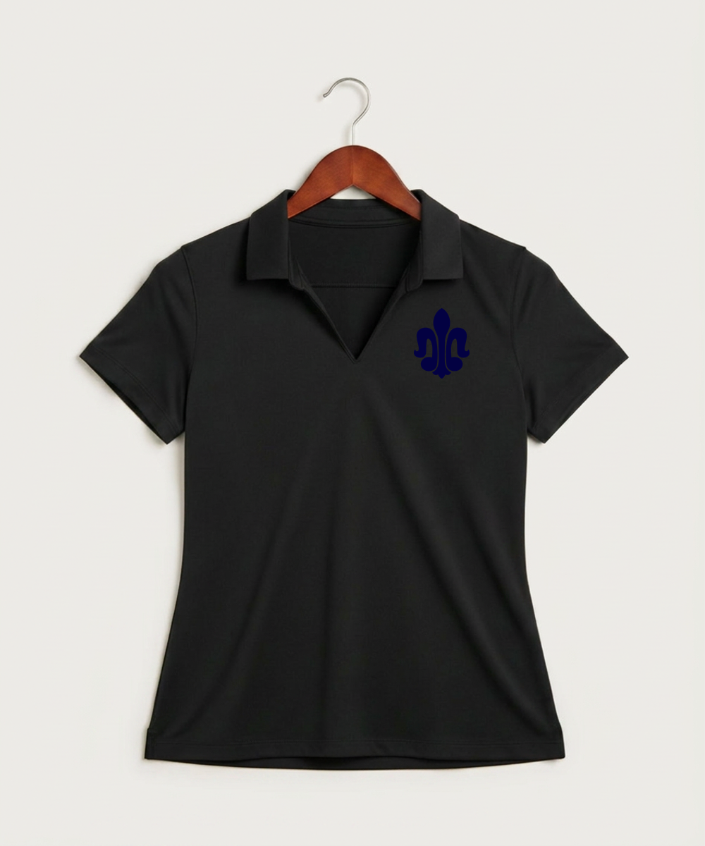 Saint Peter High School Athletics - Black Polo - Left Chest