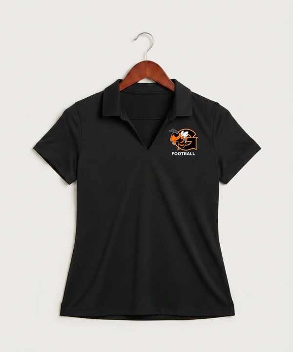 Giltner High School Football - Black Polo - Left Chest