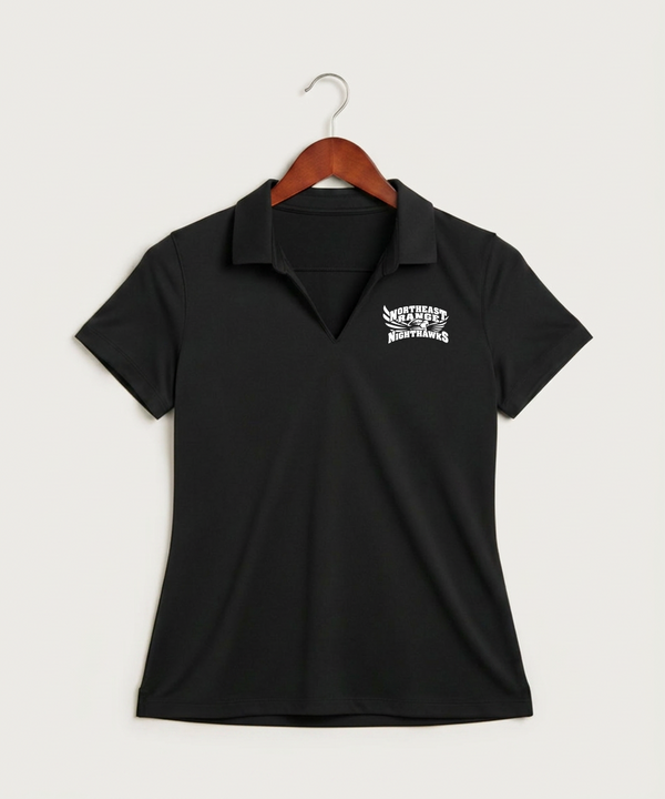Northeast Range High School Volleyball (Girls) - Black Polo - Left Chest