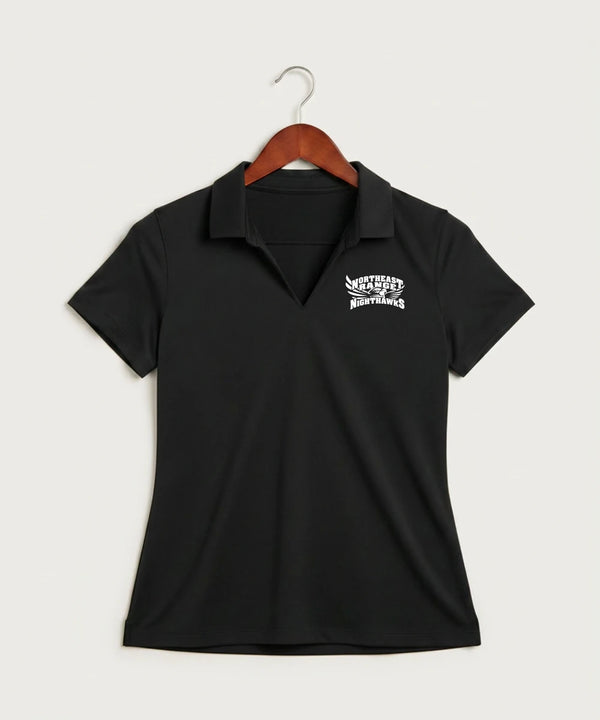 Northeast Range High School Volleyball (Girls) - Black Polo - Left Chest