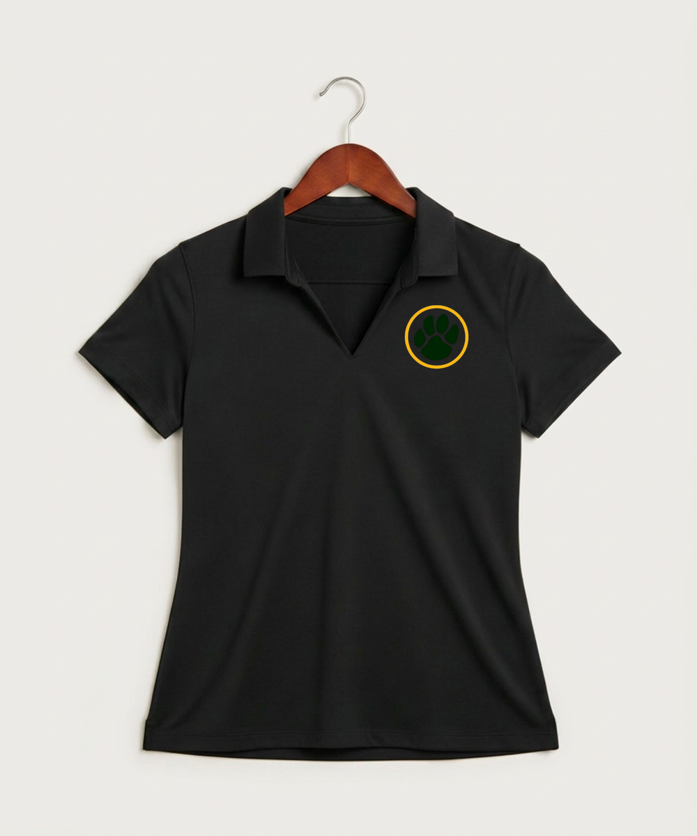 Ashwaubenon High School Team Store - Black Polo - Left Chest