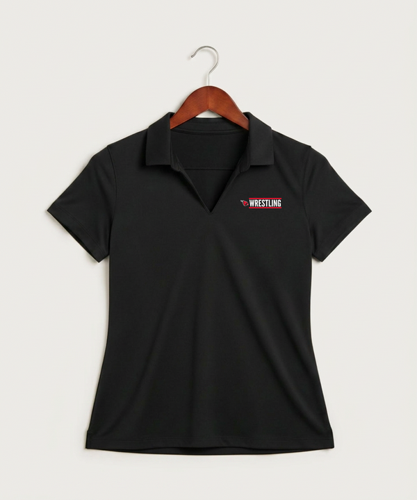 Forreston Wrestling - Black Polo - Left Chest