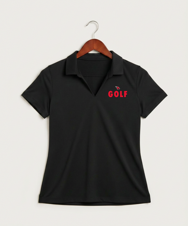 Forreston Golf - Black Polo - Left Chest