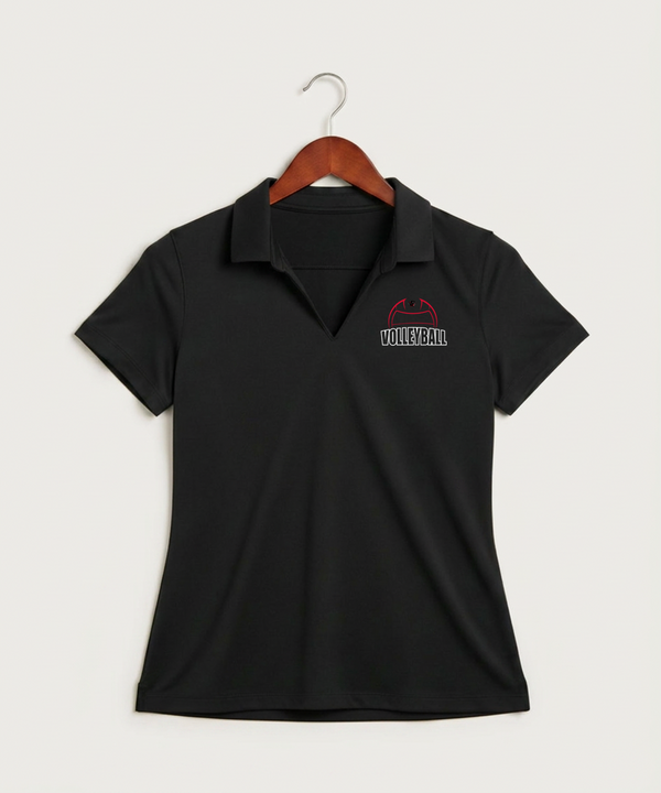 Tracy-Milroy-Balaton High School Volleyball (Girls) - Black Polo - Left Chest