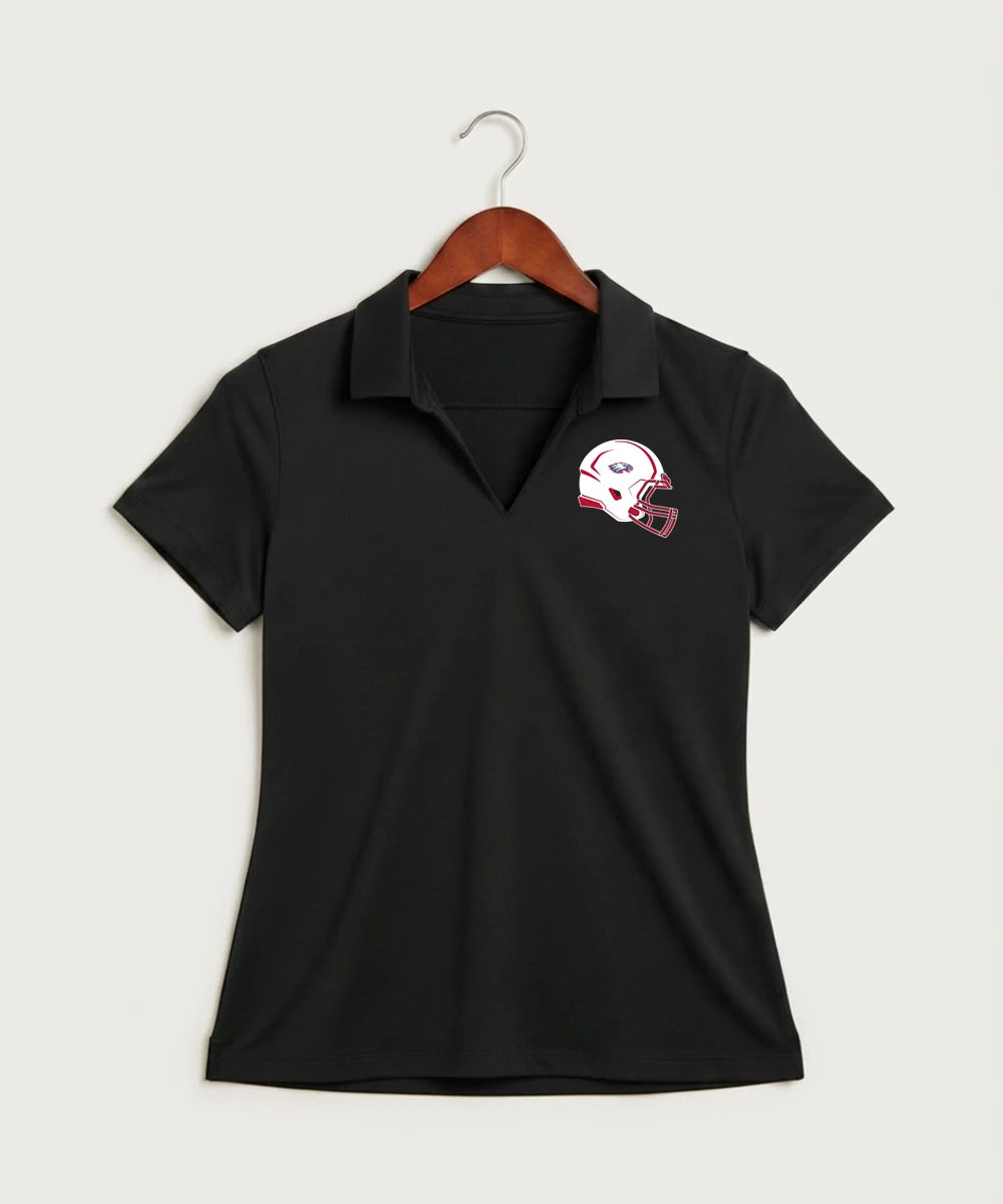 Pequot Lakes High School Football (Boys) - Black Polo - Left Chest