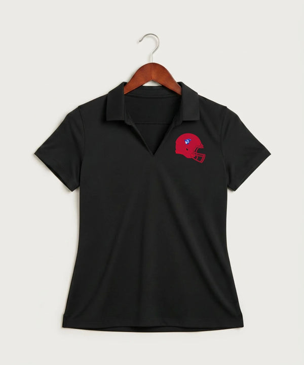 Upsala High School Football (Boys) - Black Polo - Left Chest