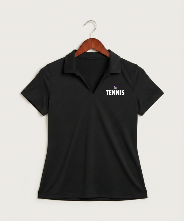 Albany High School Tennis (Boys) - Black Polo - Left Chest