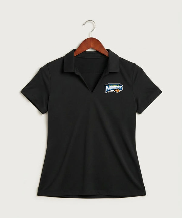 Macktown Warriors Football (Boys) - Black Polo - Left Chest