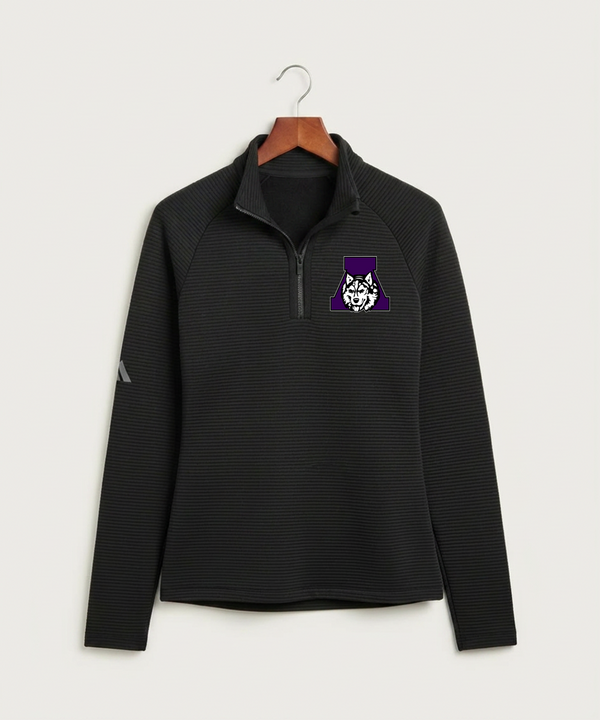 Albany High School Volleyball (Girls) - Black Quarter Zip - Left Chest