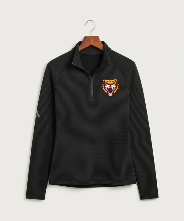 Stewartville High School Tennis (Coed) - Black Quarter Zip - Left Chest