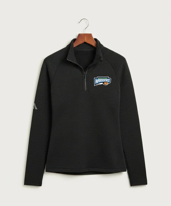 Macktown Warriors Football (Boys) - Black Quarter Zip - Left Chest