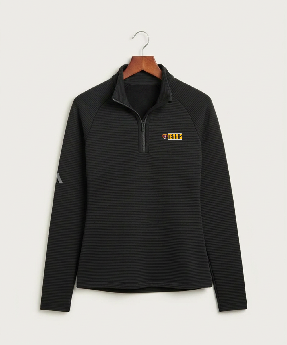 Stewartville High School Tennis (Coed) - Black Quarter Zip - Left Chest