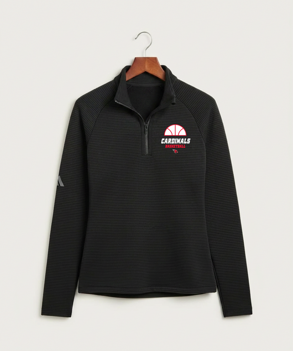 Forreston Basketball - Black Quarter Zip - Left Chest