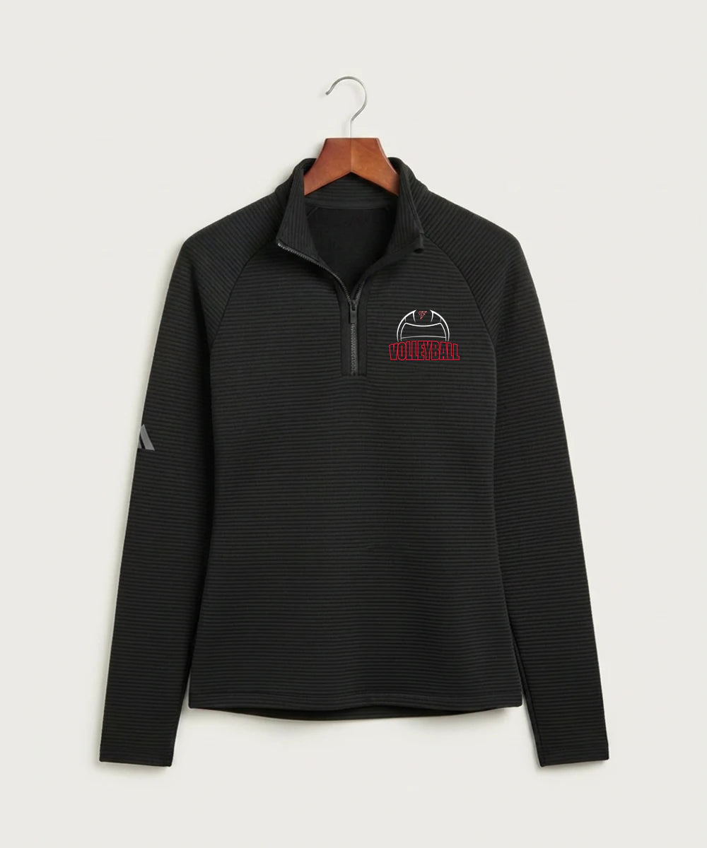 Cannon Falls High School Volleyball (Girls) - Black Quarter Zip - Left Chest