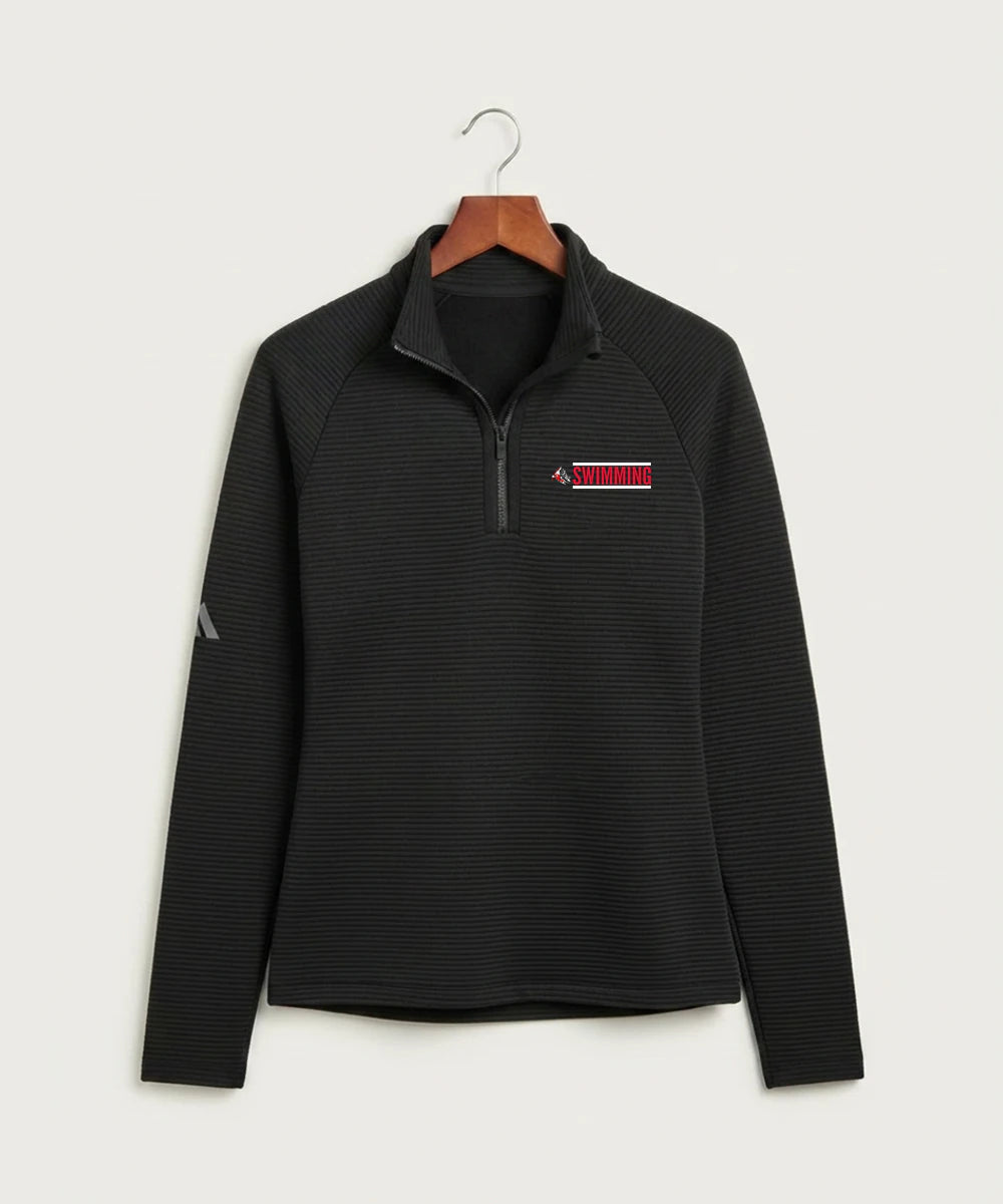 John Marshall High School Swim Dive Girls - Black Quarter Zip - Left Chest