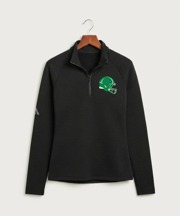 Minnewaska Area High School Football (Boys) - Black Quarter Zip - Left Chest