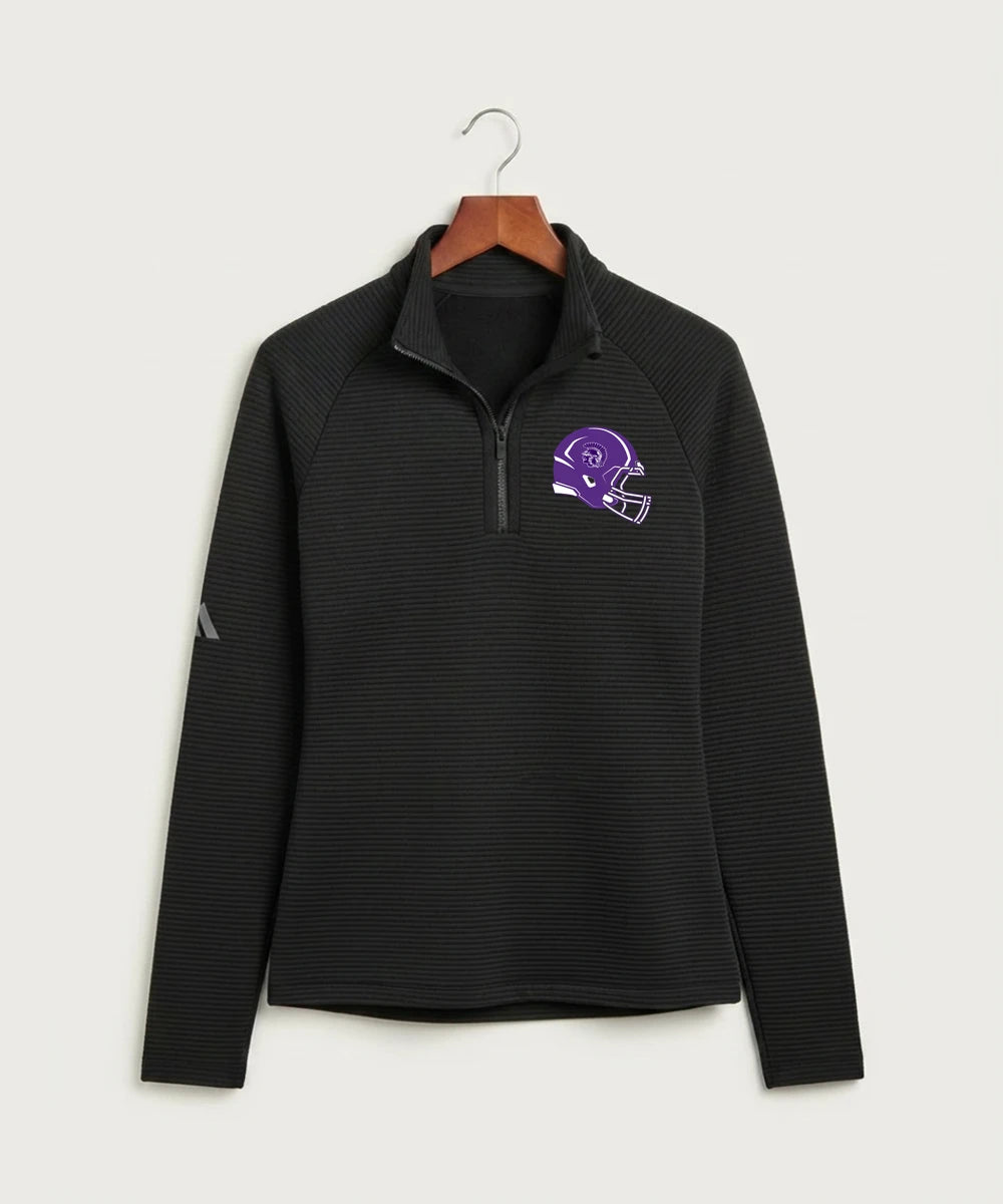 Barnesville High School Football (Boys) - Black Quarter Zip - Left Chest