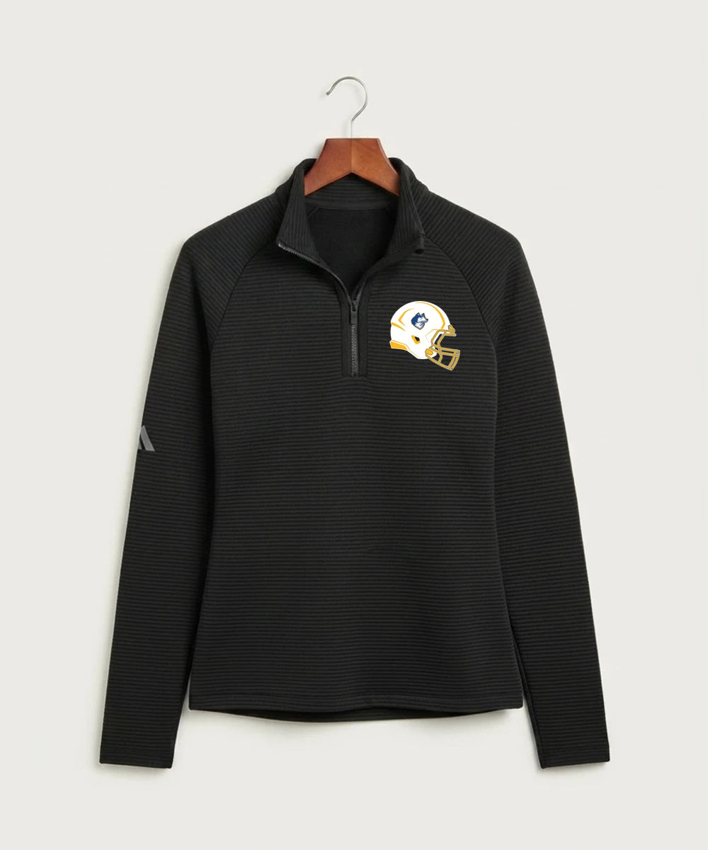 Bigfork Senior High School Football (Boys) - Black Quarter Zip - Left Chest