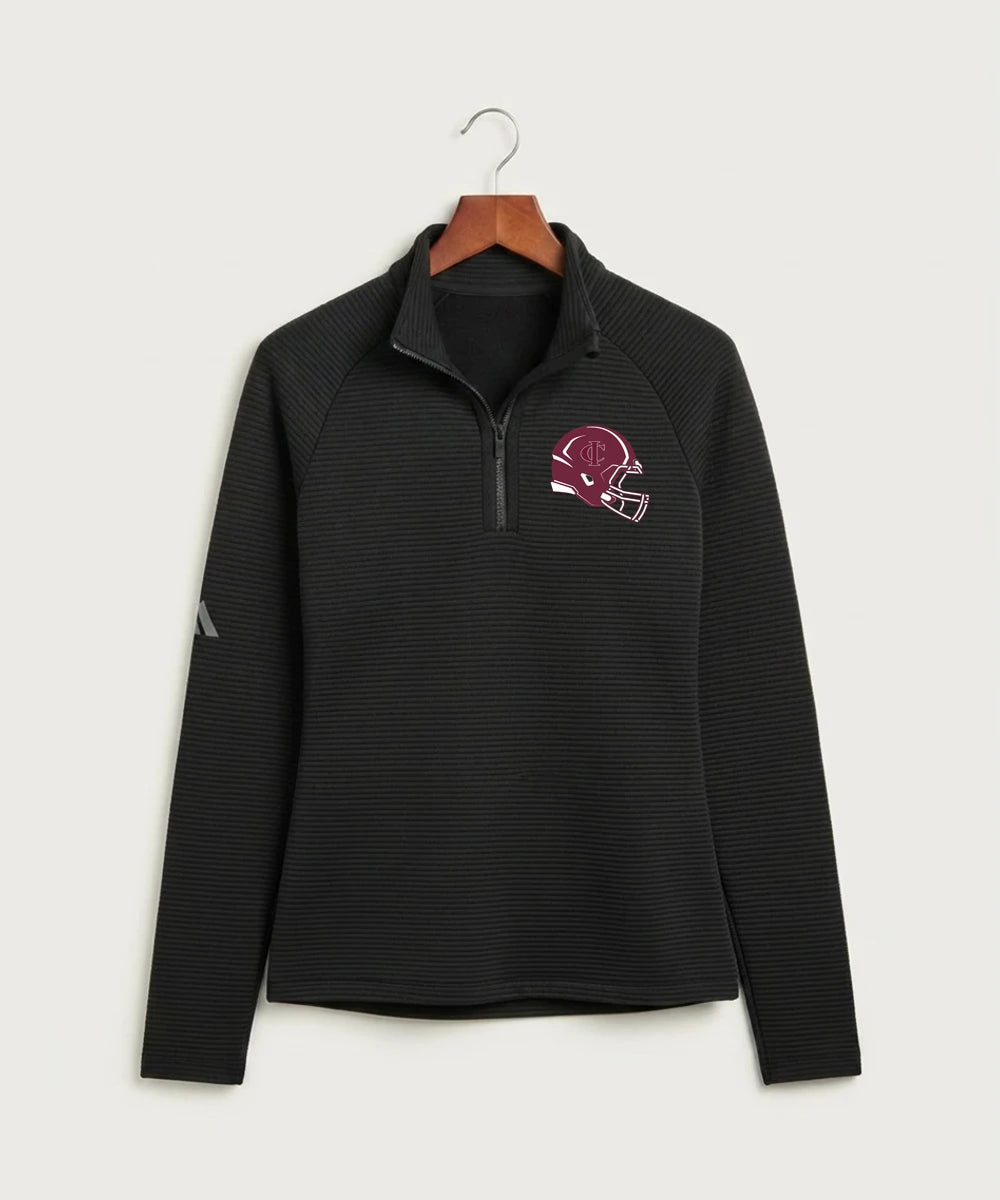 Crosby Ironton High School Football (Boys) - Black Quarter Zip - Left Chest