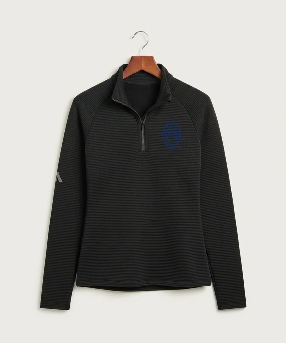 West Bend West High School Football - Black Quarter Zip - Left Chest