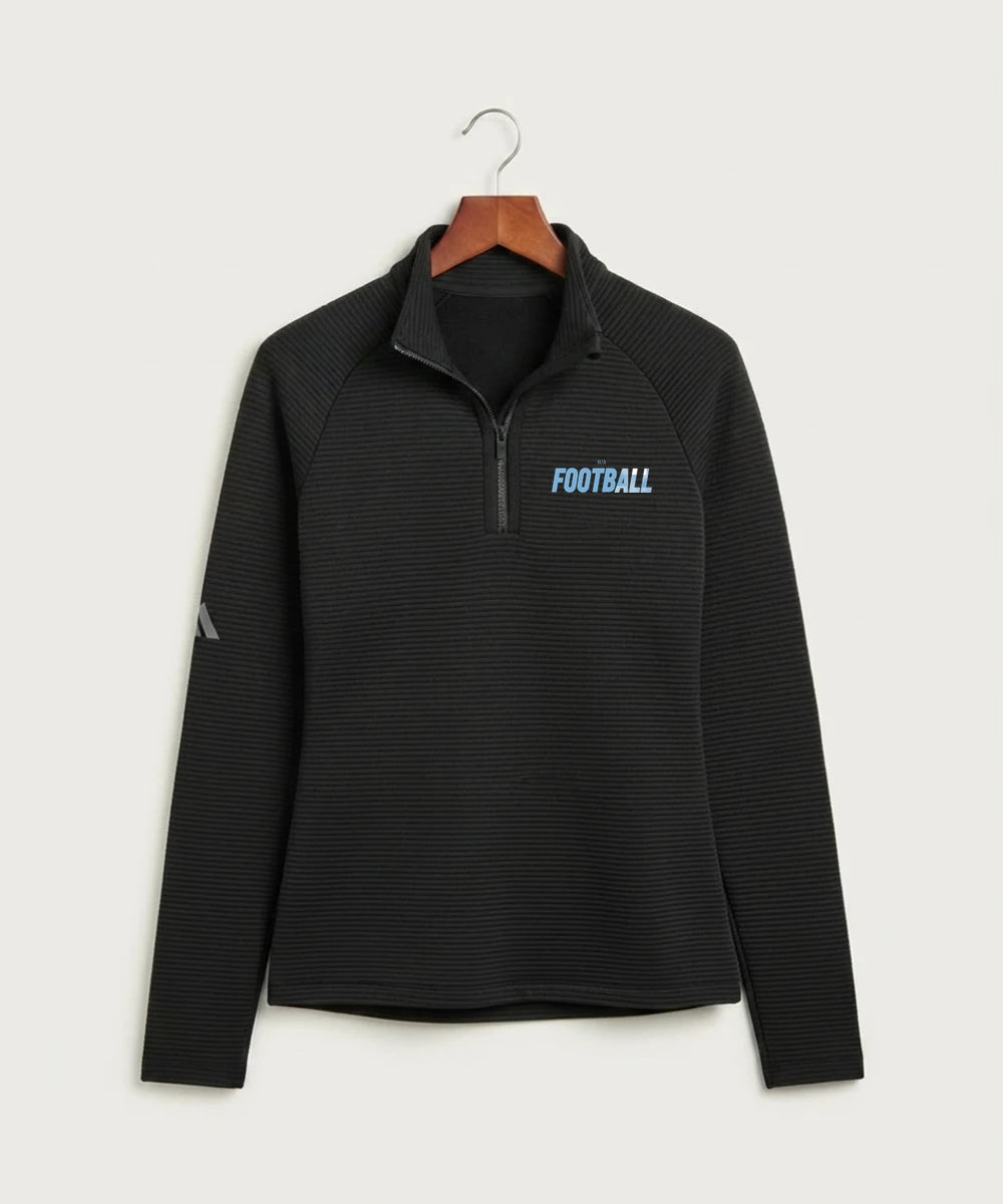 West Bend West High School Football - Black Quarter Zip - Left Chest
