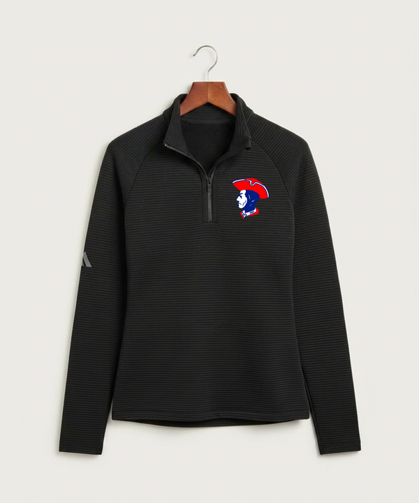 Hills-Beaver Creek High School Volleyball (Girls) - Black Quarter Zip - Left Chest